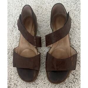 Beautifeel Brown Two Strap Sandals Size 40